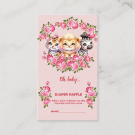 Babyduschkarte für Windelwindeln Begleitkarte