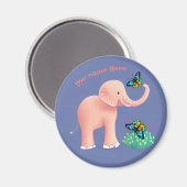 Babyduschkarte Magnet (Vorderseite/Rückseite)