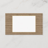 Babyduschkarte mit Vintager Babybase Begleitkarte (Rückseite)