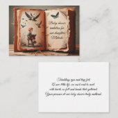 Babyduschkarte Mitteilungskarte (Vorne/Hinten)