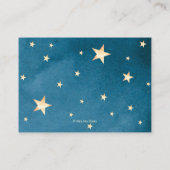 Babyduschkarte Twinkle Begleitkarte (Rückseite)