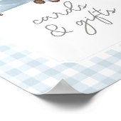 Babyduschkarten und Geschenke für Reisende Poster (Ecke)