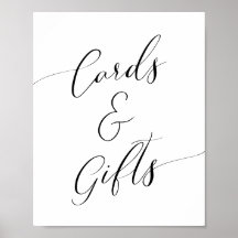 Babyduschkarten und Geschenke Zeichen