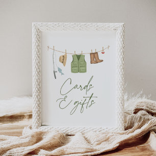 Babyduschkarten und Geschenke - Zeichen Poster