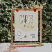 Babyduschkarten und Geschenkgutscheine Poster