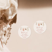 Babyduschkleber, Pink Girl Baby Duschvorteil Runder Aufkleber