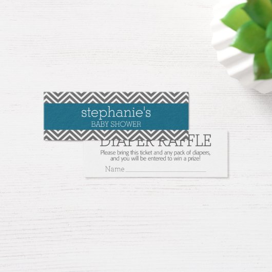 Babyduschkollektion - Eintrittskarte für Windeln (Schreibtisch)