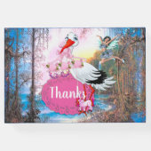 Babyduschkollektion für Kleinwüsten Gästebuch (Rückseite)