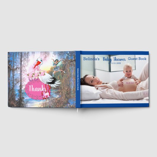 Babyduschkollektion für Kleinwüsten Gästebuch (Voll)