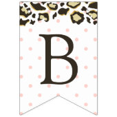 Babyduschleoparden und Tigerstreifen Wimpelkette (Dritte Fahne)