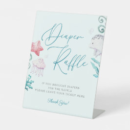 Babyduschmaschine für Meerestiere Windelwindeln Sockelschild