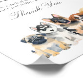 Babyduschmaschine für Welpen Poster (Ecke)