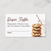 Babyduschmaschine - Raffle Ticket für Milch und Co Begleitkarte (Vorderseite)