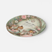 Babyduschmaschine Teller Wertvolle Tiere (Schrägansicht)