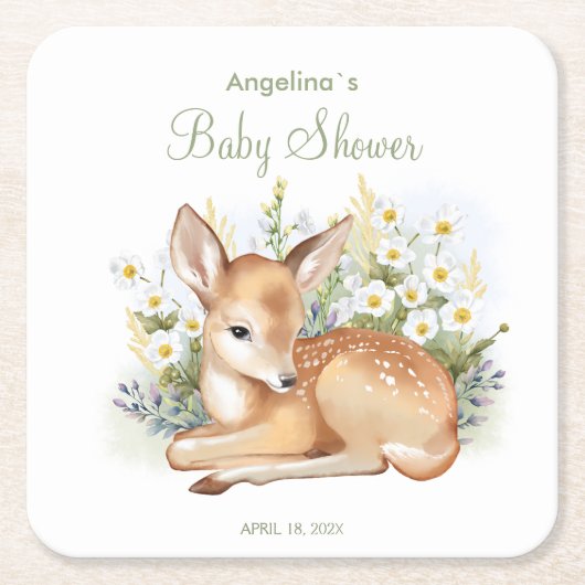 Babyduschmaschine Untersetzer (Vorderseite)