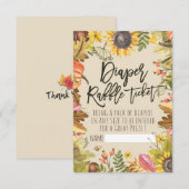 Babyduschmaschine Windelwulstler Einladung (Vorne/Hinten)