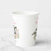 Babyduschpapier für Tiere Pappbecher (Links)