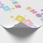Babyduschpapier Geschenkpapier (Ecke)