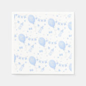 Babyduschpapier Napkin mit Balloons Serviette (Vorderseite)