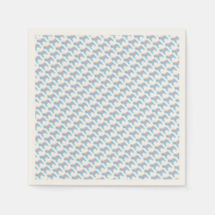 Babyduschpapier Napkins mit Dala Pferden Serviette