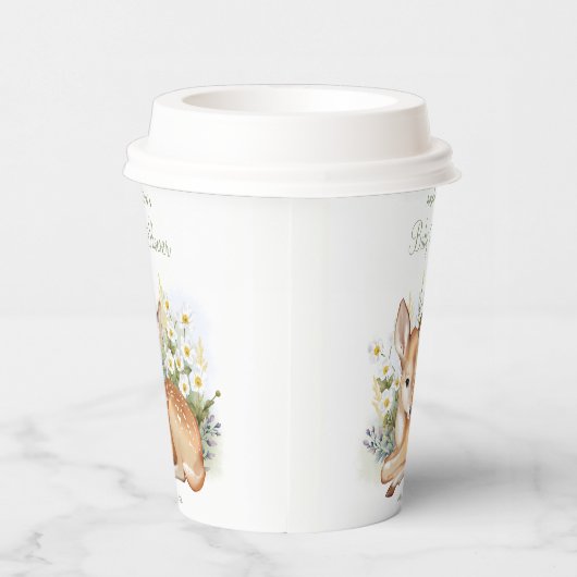 Babyduschpapier Pappbecher (Rechts)