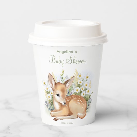 Babyduschpapier Pappbecher (Vorderseite)