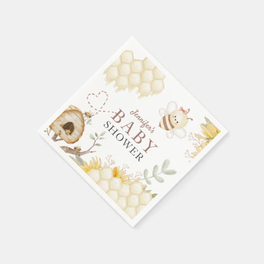 Babyduschpapier Serviette (Ecke)