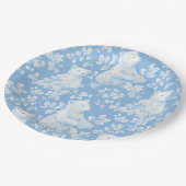 Babyduschplatte für die Babydusche Pappteller (Schrägansicht)