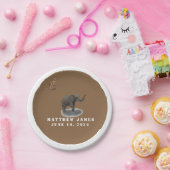 Babyduschplatte für verschiedene Tiere Pappteller (Party)