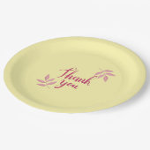 Babyduschplatte Pappteller (Schrägansicht)