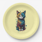 Babyduschplatte Pappteller (Vorderseite)