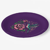 Babyduschplatte Pappteller (Schrägansicht)