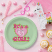 Babyduschplatte Pappteller (Party)