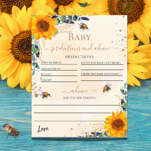 Babyduschprognosen für Sonnenblumen Eukalyptus