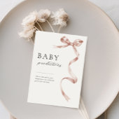 Babyduschprognostizierungstabelle mit Bugdesign Poster