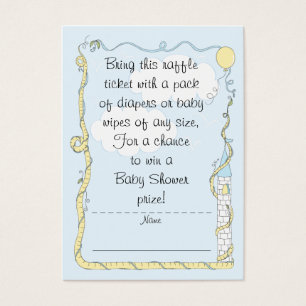 Babyduschrampe Ticket/Gelb/Blaue Burg