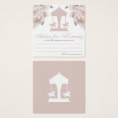 Babyduschratenkarte (Vorne & Hinten)