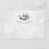 Babyduschratenkarte für Landtiere Begleitkarte (Vorderseite)