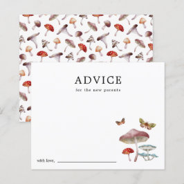 Babyduschratenkarte für Pilze