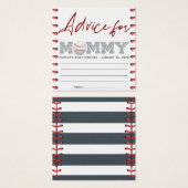 Babyduschratenkarten | Baseball-Babydusche (Vorne & Hinten)