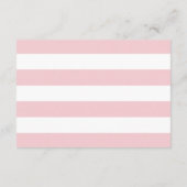 Babyduschratenkarten | Blüte Hinweiskarte (Rückseite)