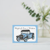 Babyduschratenkarten Hinweiskarte (Stehend Vorderseite)