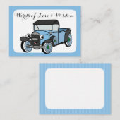 Babyduschratenkarten Hinweiskarte (Vorne/Hinten)