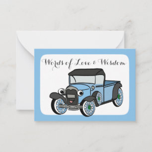 Babyduschratenkarten Hinweiskarte