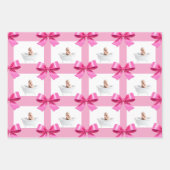 Babyduschschenpapier, Matte 19" x 29" Geschenkpapier Set (Vorderseite)