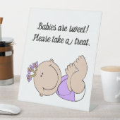 Babyduschschilder Sockelschild (In Situ)