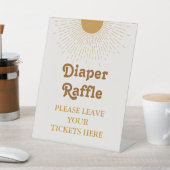 Babyduschsignatur, Windelrumpf-Dekorationszeichen Sockelschild (In SItu)