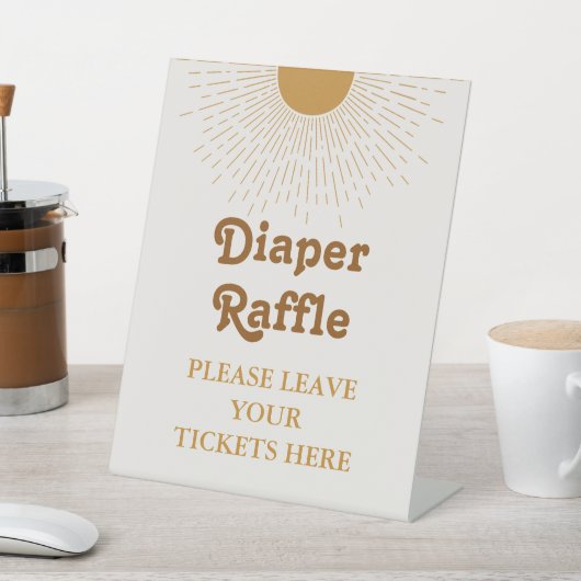 Babyduschsignatur, Windelrumpf-Dekorationszeichen Sockelschild (In SItu)