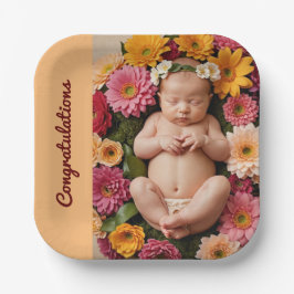 Babyduschsippe n sehen Dekoration Teller Serviette