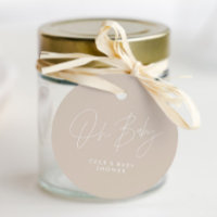 Babyduschskript, modern beige